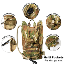 画像をギャラリービューアに読み込む, FILBE Hydration Pack – Tactical Water Carrier with Front MOLLE Webbing &amp; 3L Bladder Compatibility for Military and Outdoor Use
