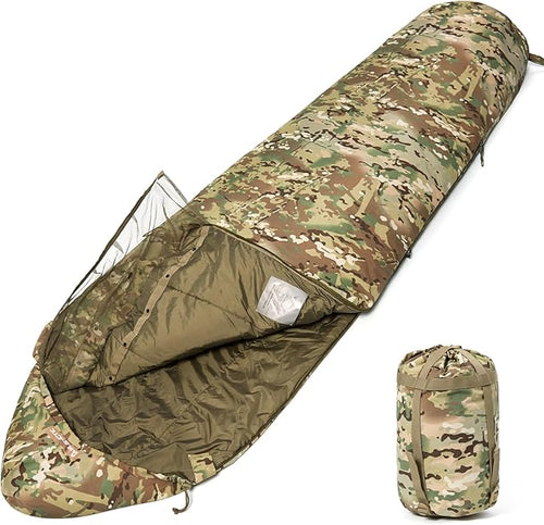 Rifleman GT Sleeping Bag – Multicam | Side-Zip Modular Bag with Integrated BiVy Cover & Mosquito NetRifleman GT Sleeping Bag – Multicam | Side-Zip Modular Bag with Integrated BiVy Cover & Mosquito Net - AKmax