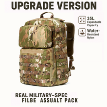 Load image into Gallery viewer, FILBE 1.0 Assault Pack – Military Tactical Backpack with MOLLE System &amp; Hydration Compatibility, 30L Capacity
