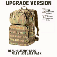 画像をギャラリービューアに読み込む, FILBE 1.0 Assault Pack – Military Tactical Backpack with MOLLE System &amp; Hydration Compatibility, 30L Capacity

