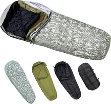 Load image into Gallery viewer, USGI Modular Sleep System – UCP Camo | 4-Piece Cold Weather Sleeping Kit with Waterproof BiVy Cover - AKmax

