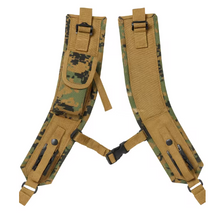 Load image into Gallery viewer, AKmax Military Tactical ALICE Backpack Shoulder Straps – Army LC-1 Padded Harness for Medium &amp; Large Rucksack Frame

