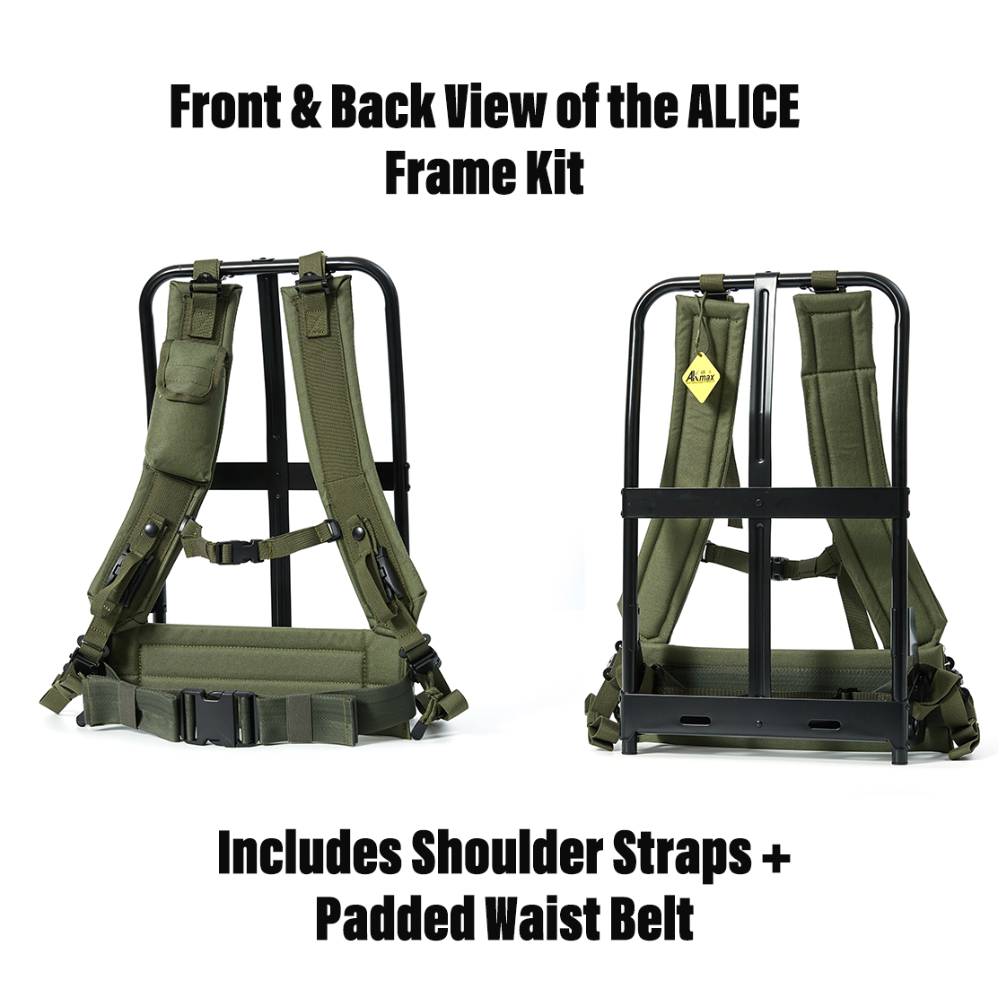 ALICE LC-1 Pack Frame with Straps & Waist Belt | AKmax