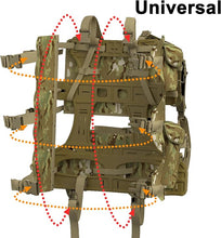 Load image into Gallery viewer, FILBE Curved Frame System – Multicam | Upgraded Batwing Suspension Harness for Tactical Rucksacks - AKmax
