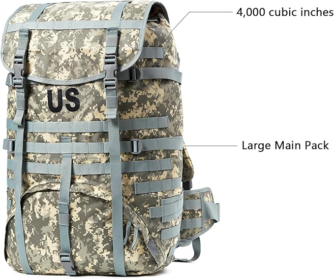 MOLLE Large Rucksack – UCP | Full Tactical Backpack System with