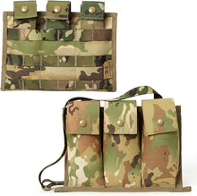 Load image into Gallery viewer, MOLLE II Triple Mag &amp; Bandoleer Pouch Set – OCP | Scorpion Camo Ammo Pouches for Modular Vest Loadouts - AKmax
