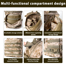 Load image into Gallery viewer, FILBE 1.0 Assault Pack – Military Tactical Backpack with MOLLE System &amp; Hydration Compatibility, 30L Capacity
