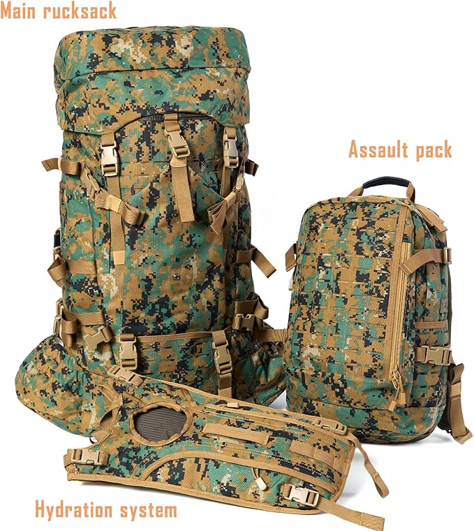 ILBE 2.0 Rucksack – Full Kit – MARPAT Woodland | Laser-Cut