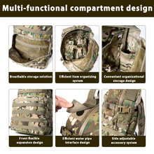 画像をギャラリービューアに読み込む, FILBE 1.0 Assault Pack – Military Tactical Backpack with MOLLE System &amp; Hydration Compatibility, 30L Capacity
