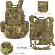 Load image into Gallery viewer, Modular Tactical Assault System – Multicam | Quick-Release Vest &amp; Assault Pack Combo with 9 MOLLE Pouches - AKmax
