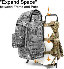 画像をギャラリービューアに読み込む, Iraklis External Frame System – Multicam | Heavy-Duty Freighter Pack Frame with Load Shelf – Herakles Series - AKmax
