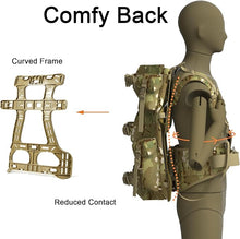 Load image into Gallery viewer, FILBE Curved Frame System – Multicam | Upgraded Batwing Suspension Harness for Tactical Rucksacks - AKmax

