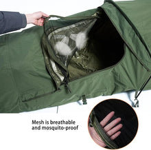 Load image into Gallery viewer, Compact BiVy Tent – Olive Drab | Ultralight Waterproof Survival Shelter with Stargazing Window &amp; Tactical Green Shell - AKmax
