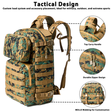 画像をギャラリービューアに読み込む, FILBE 1.0 Assault Pack – Military Tactical Backpack with MOLLE System &amp; Hydration Compatibility, 30L Capacity
