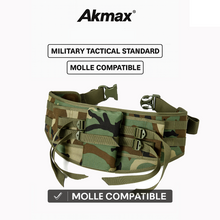 Load image into Gallery viewer, AKmax Military MOLLE II Lager Rucksack Waist Belt – Army Tactical Load-Bearing Belt for Combat Backpack
