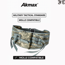 Load image into Gallery viewer, AKmax Military MOLLE II Lager Rucksack Waist Belt – Army Tactical Load-Bearing Belt for Combat Backpack
