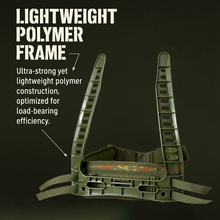 画像をギャラリービューアに読み込む, AKmax Military MOLLE II Medium Rucksack Frame with Waist Belt – Army Tactical ABS Frame for Load-Bearing Comfort Camouflage
