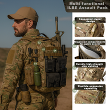 画像をギャラリービューアに読み込む, ILBE 1.0 Assault Pack 45L –Camouflage Tactical Military Backpack with MOLLE System &amp; Hydration Compatibility for Outdoor, Hiking, Rucking
