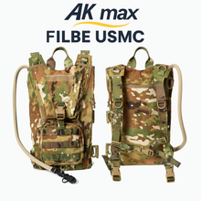 Load image into Gallery viewer, AKmax FILBE 3L Hydration Carrier in OCP – shoulder harness and back panel
