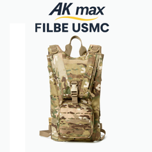 Load image into Gallery viewer, FILBE 2.0 Hydration Pack – Tactical Water Carrier with Laser-Cut MOLLE Panels &amp; Padded Harness for Military &amp; Outdoor Use - AKmax
