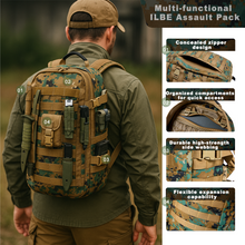 画像をギャラリービューアに読み込む, ILBE 1.0 Assault Pack 45L –Marpat woodland Tactical Military Backpack with MOLLE System &amp; Hydration Compatibility for Outdoor, Hiking, Rucking
