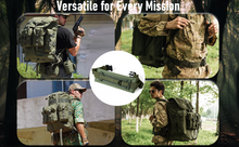 Load image into Gallery viewer, AKmax Military Tactical ALICE Backpack Frame Waist Belt – Army LC-1 Load Bearing Kidney Pad for Combat Rucksack
