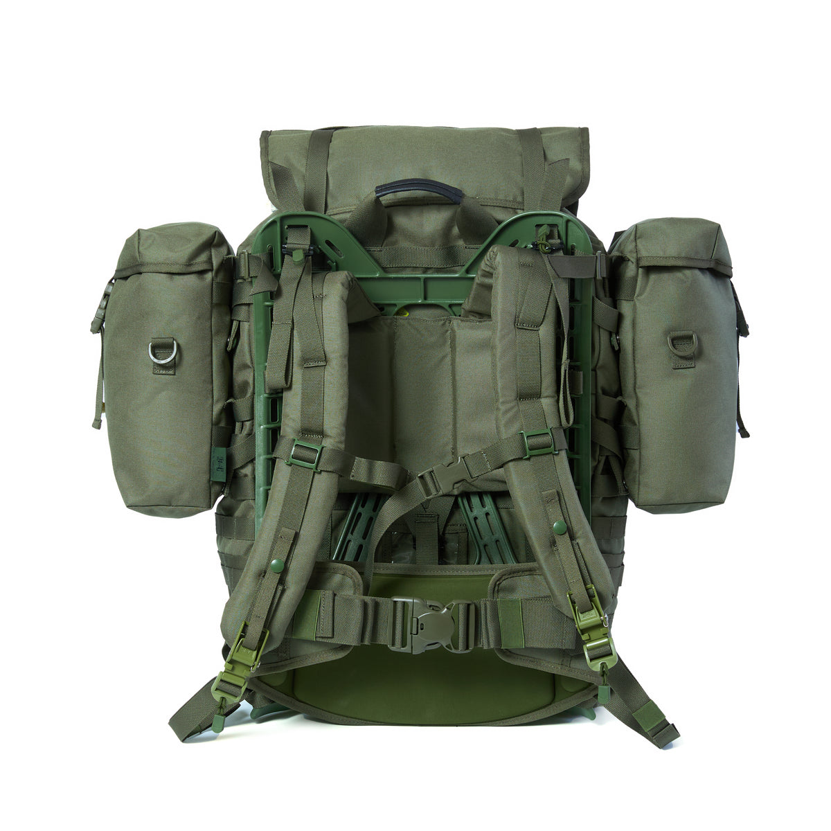 MOLLE Large Rucksack – Ranger Green | Full Modular Backpack System wit ...