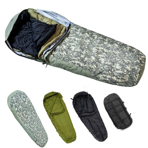 Akmax Modular Sleeping Bags System, Multi Layered with Bivy Cover for All Season UCP - AKmax Military