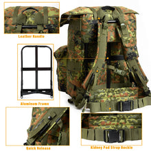 Load image into Gallery viewer, Akmax Alice Large Pack Survival Combat ALICE Rucksack Backpack Flecktarn Camo - AKmax Military
