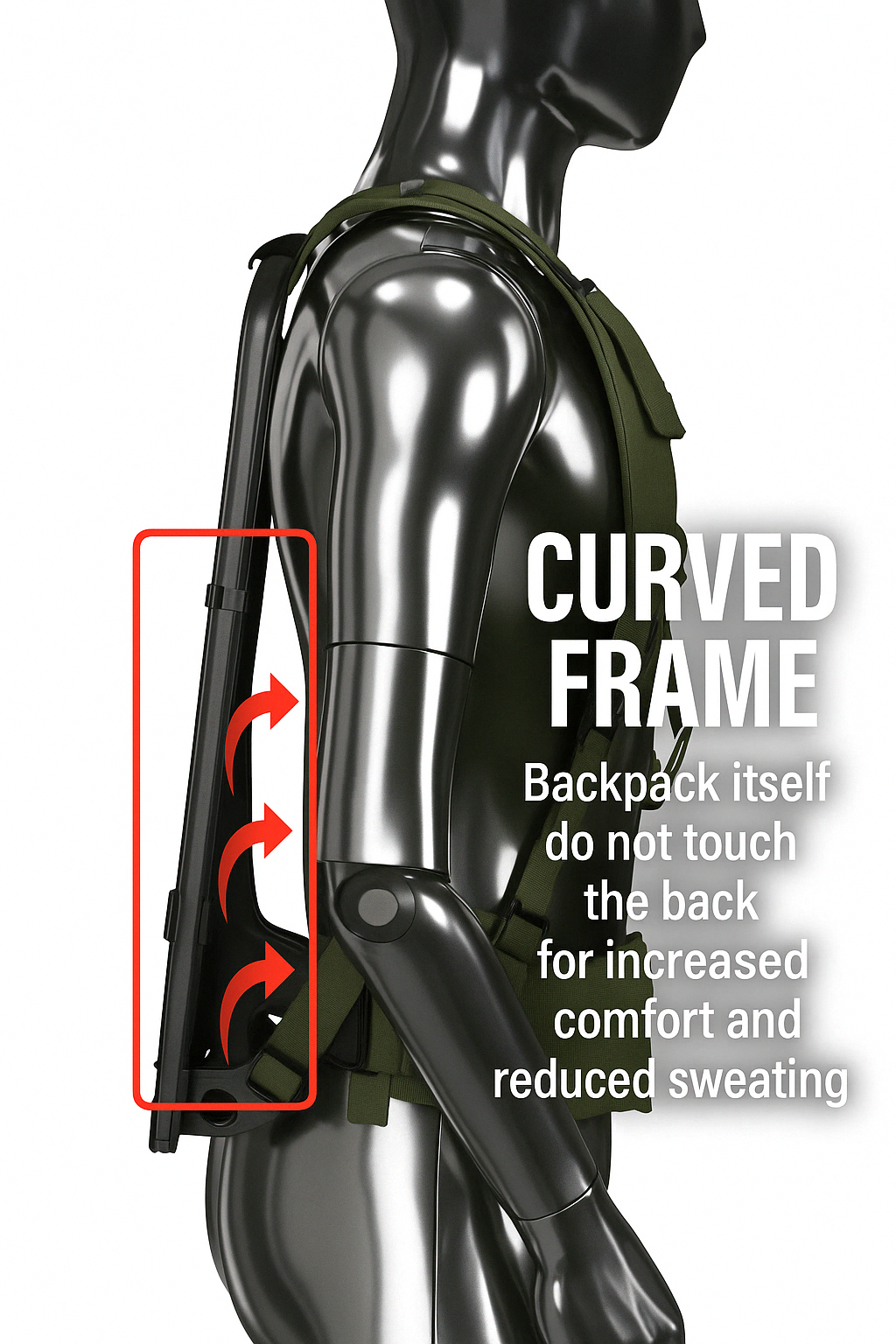 ALICE LC-1 Pack Frame with Straps & Waist Belt | AKmax