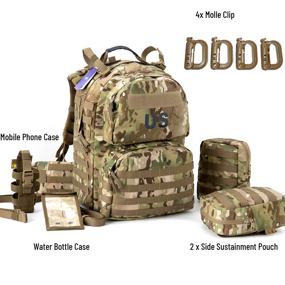MOLLE Medium Rucksack – Internal Frame Camouflage | Urban Modular