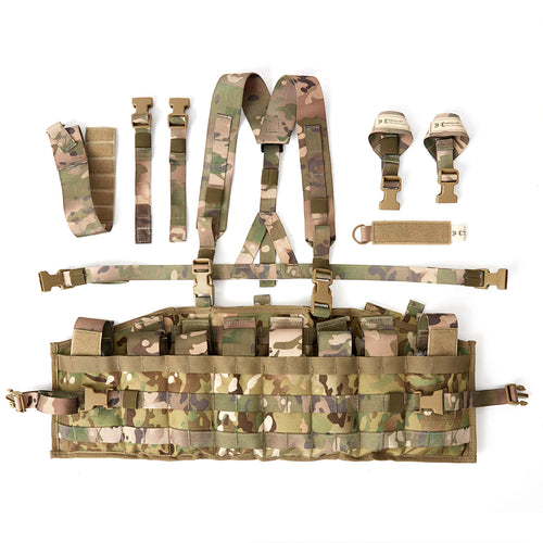 Akmax Military Rifleman Chest Rig Tactical Assault Panel Vest Army Vest with Straps - AKmax Military