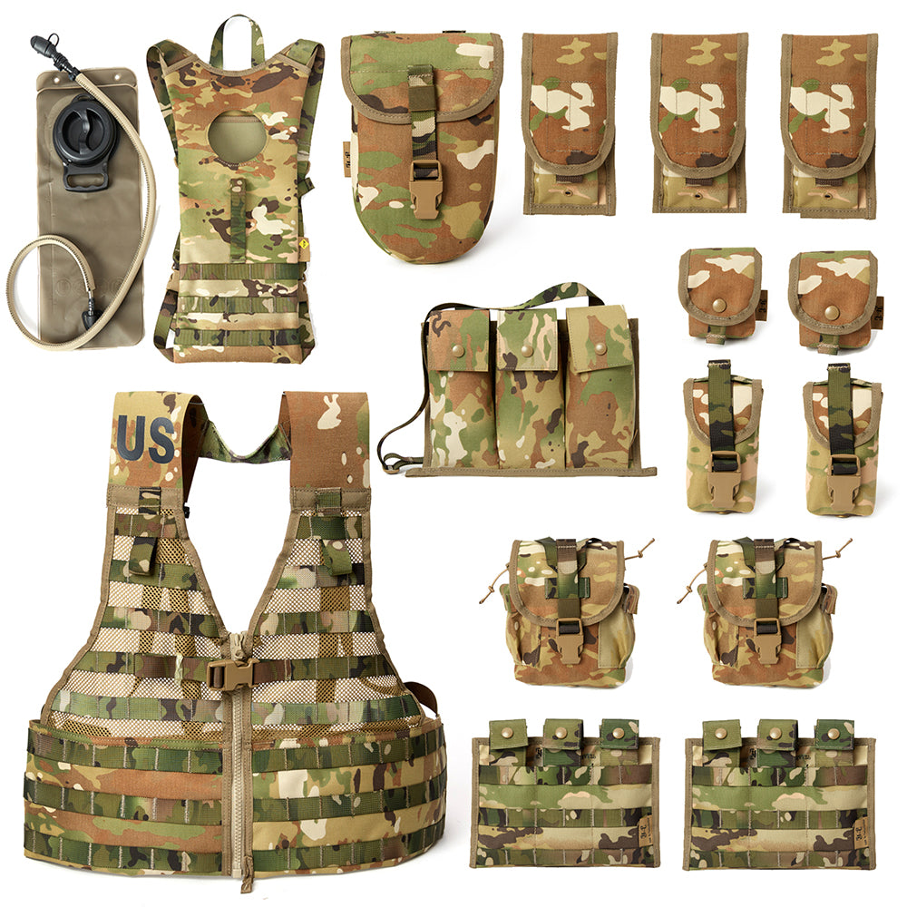 Basic Rifleman Kit MOLLE II FLC Vest Kit with Pouches & Hydration Carrier – AKmax
