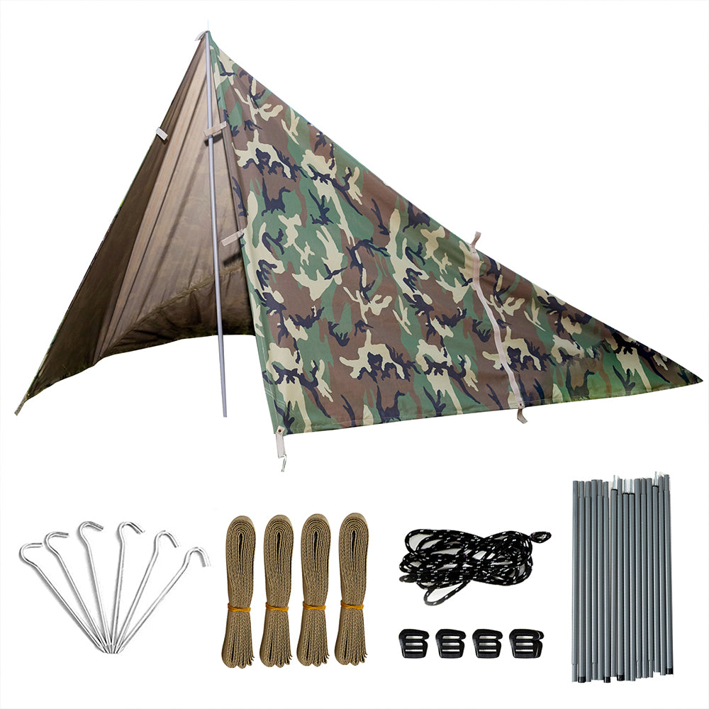 Akmax Military Waterproof Shelter Bushcraft Survival Outdoor Camping Tarp - AKmax Military