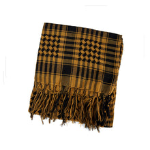 Load image into Gallery viewer, Akmax Military 100% Cotton Plaid Tassel Casual Work Scarf Set - AKmax Military
