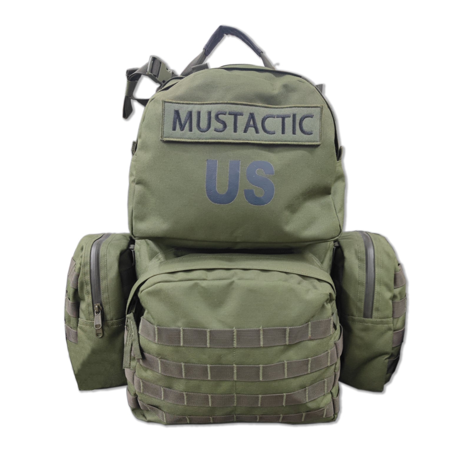 MUSTACTIC Military MOLLE 2 Medium Backpack Army Rucksack Tactical Assault Pack with Frame Multicam - AKmax Military