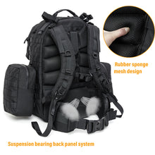 Load image into Gallery viewer, Akmax Military Molle Ranger Army Tactical Outdoor Hiking Rucksack Black - AKmax Military
