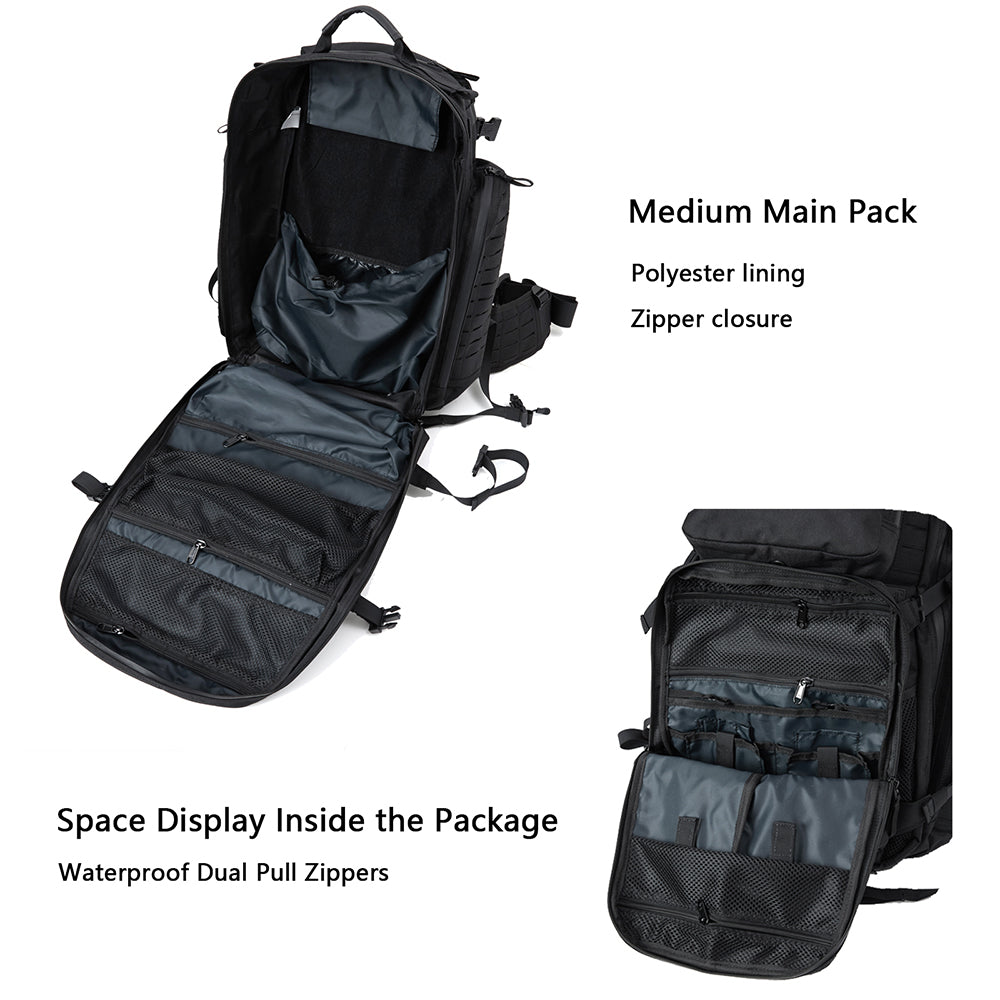 ＡＫmax Ａssault Pack マルチカモ Akmax MOLLE 2 Backpack, Assault 3 Day Pack, Medium